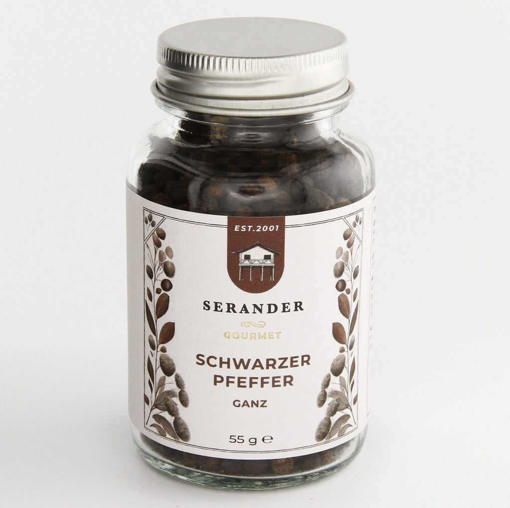 Schwarzer Pfeffer Ganz 55g