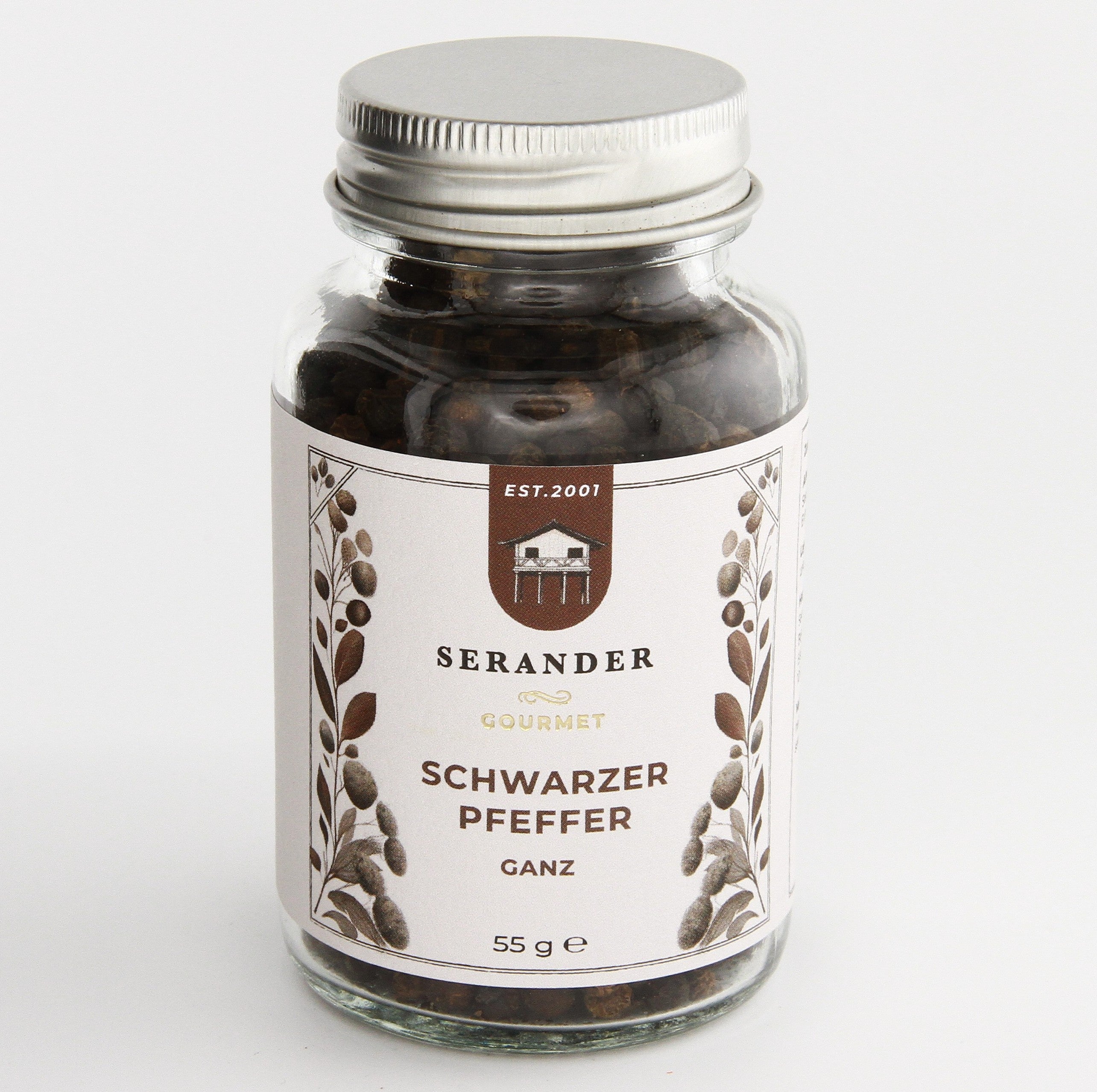 Schwarzer Pfeffer Ganz 55g