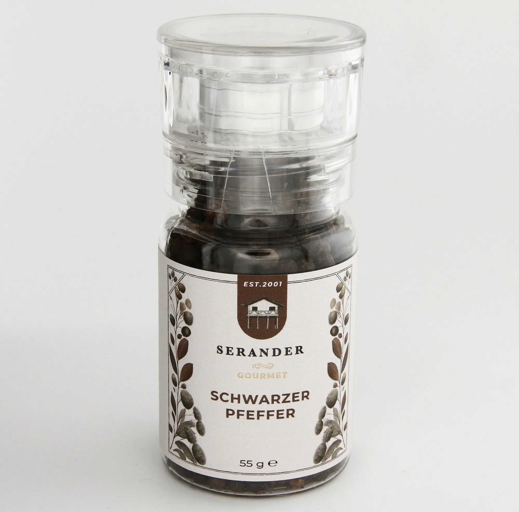 Schwarzer Pfeffer Mühle 55g
